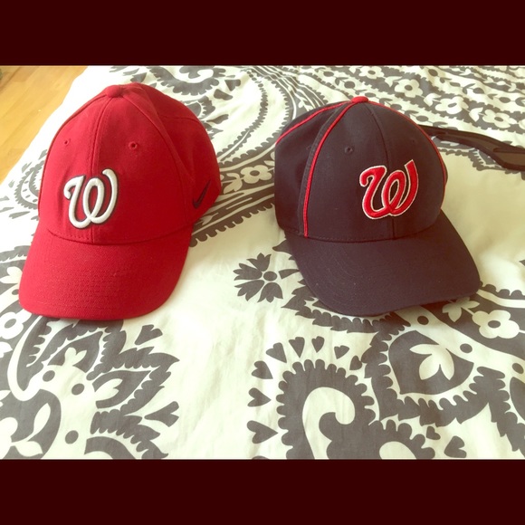 Pair of Washington Nationals baseball hats - Picture 1 of 2